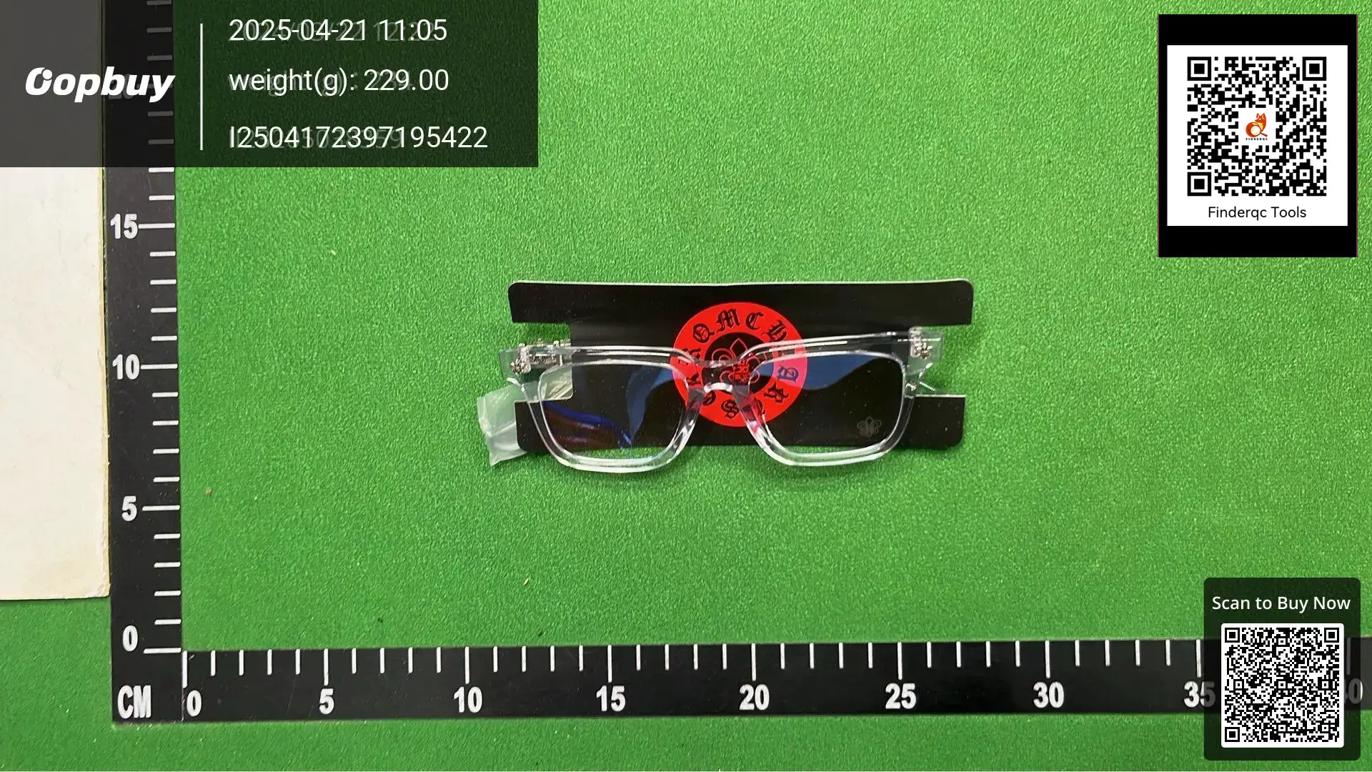 Chrome Hearts Glasses Clear