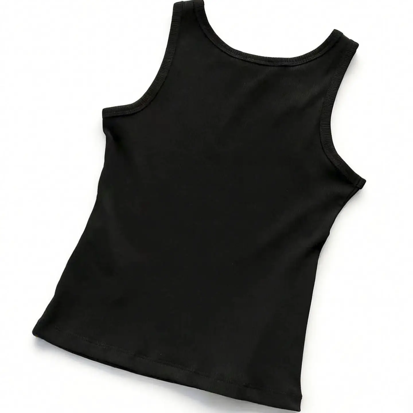 Red Heart Pattern Knitted at the Front Neckline, Two-Color Women's Vest 66012732