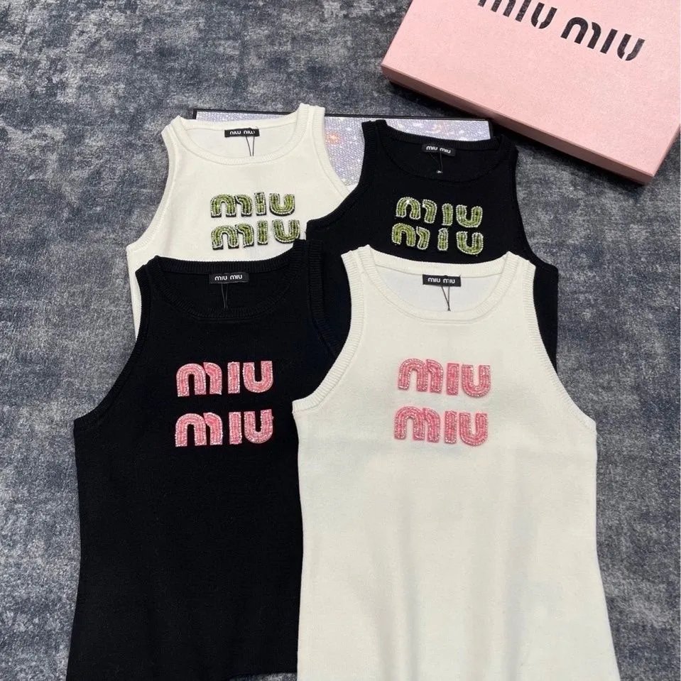 MIU MIU Knit Tank Tops