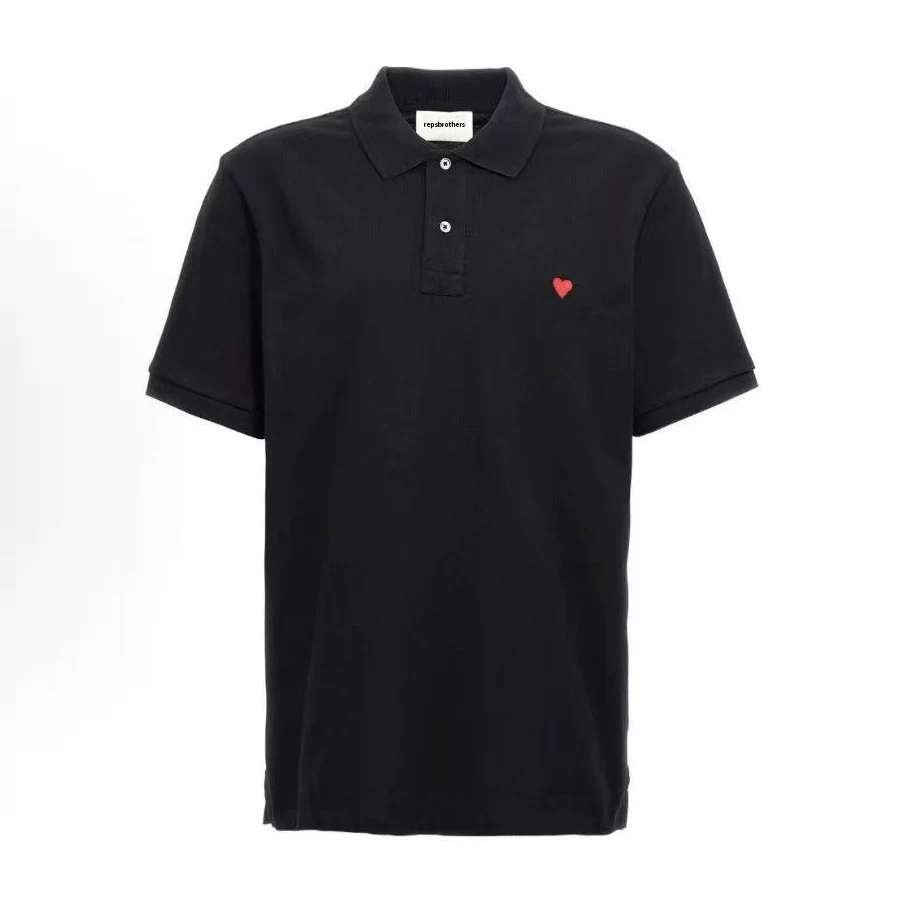 repbrothers Black Polo Red Heart