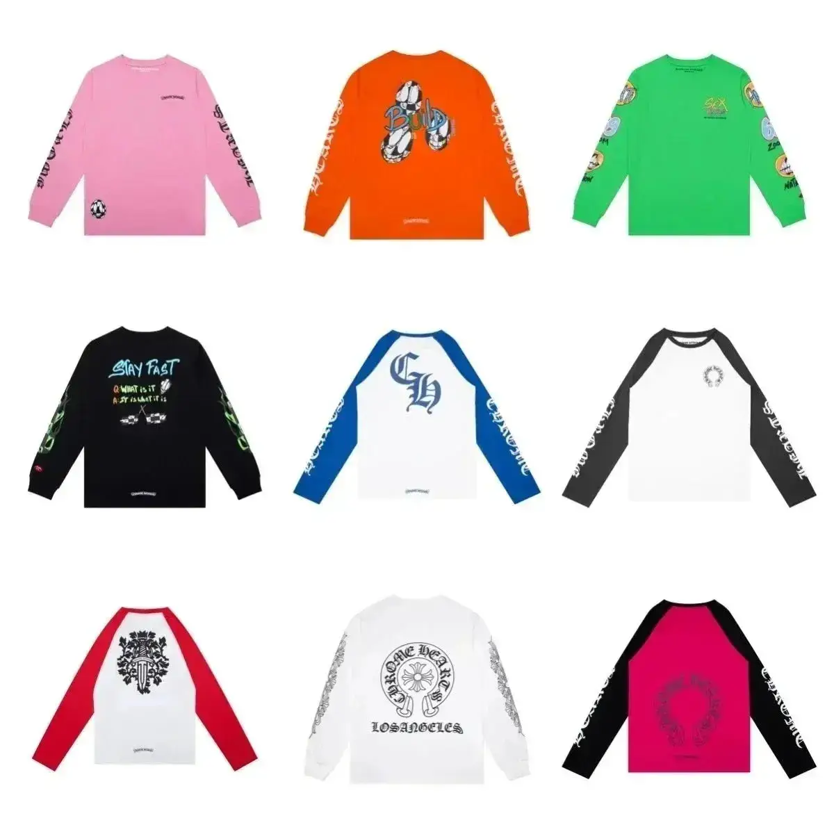HJBO-圆领印花长袖 (非质量问题不支持无理由退换货)-WhatsApp+86 18359305797