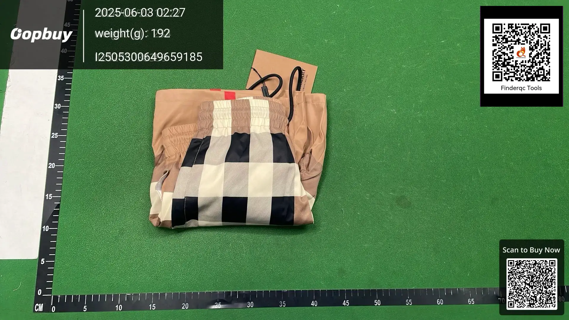 Burberry Check Shorts