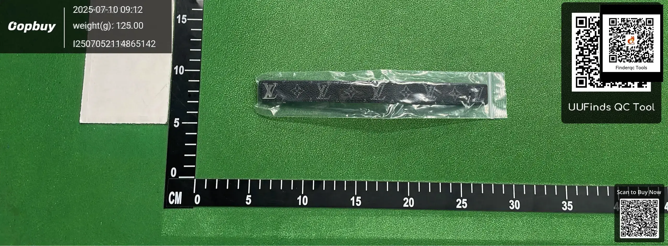 Louis Vuitton Monogram Bracelet Black