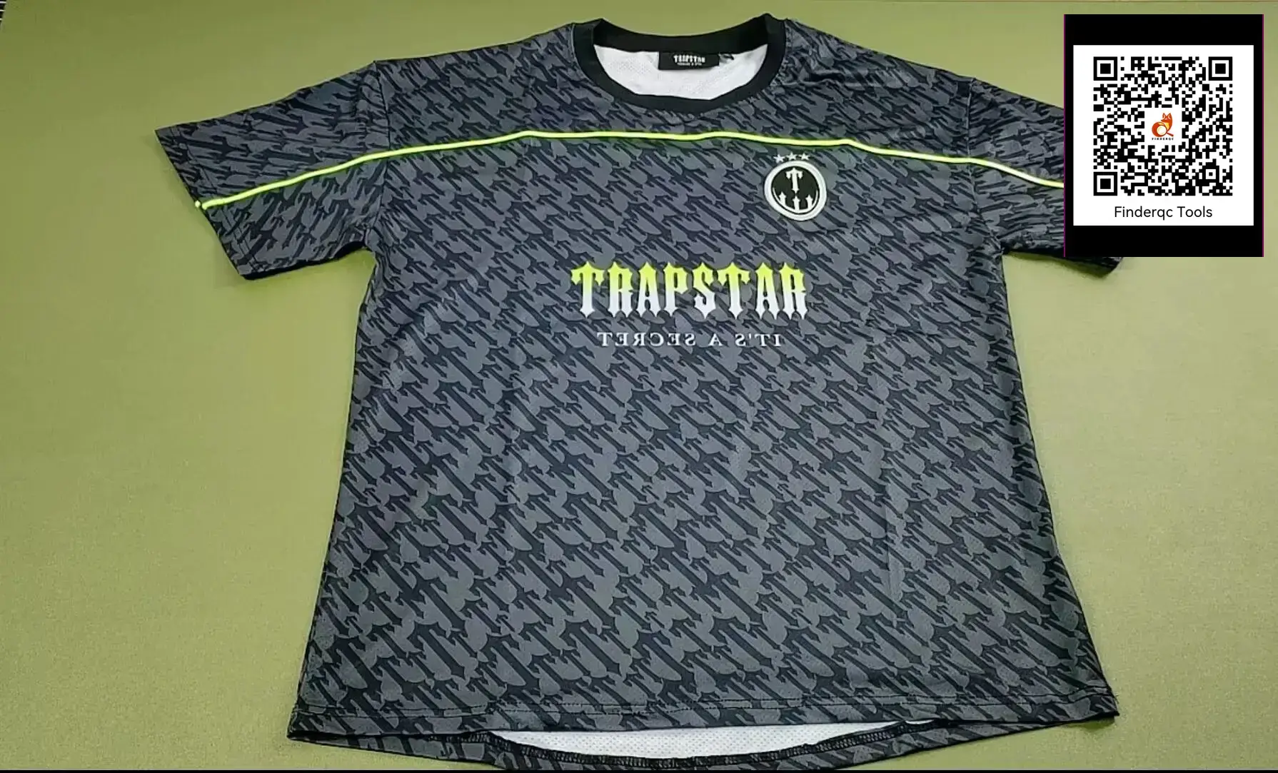 Trapstar monogram oblique logo number 23 basketball uniform football clothing gradient color leisure sports short sleeve T-shirt men