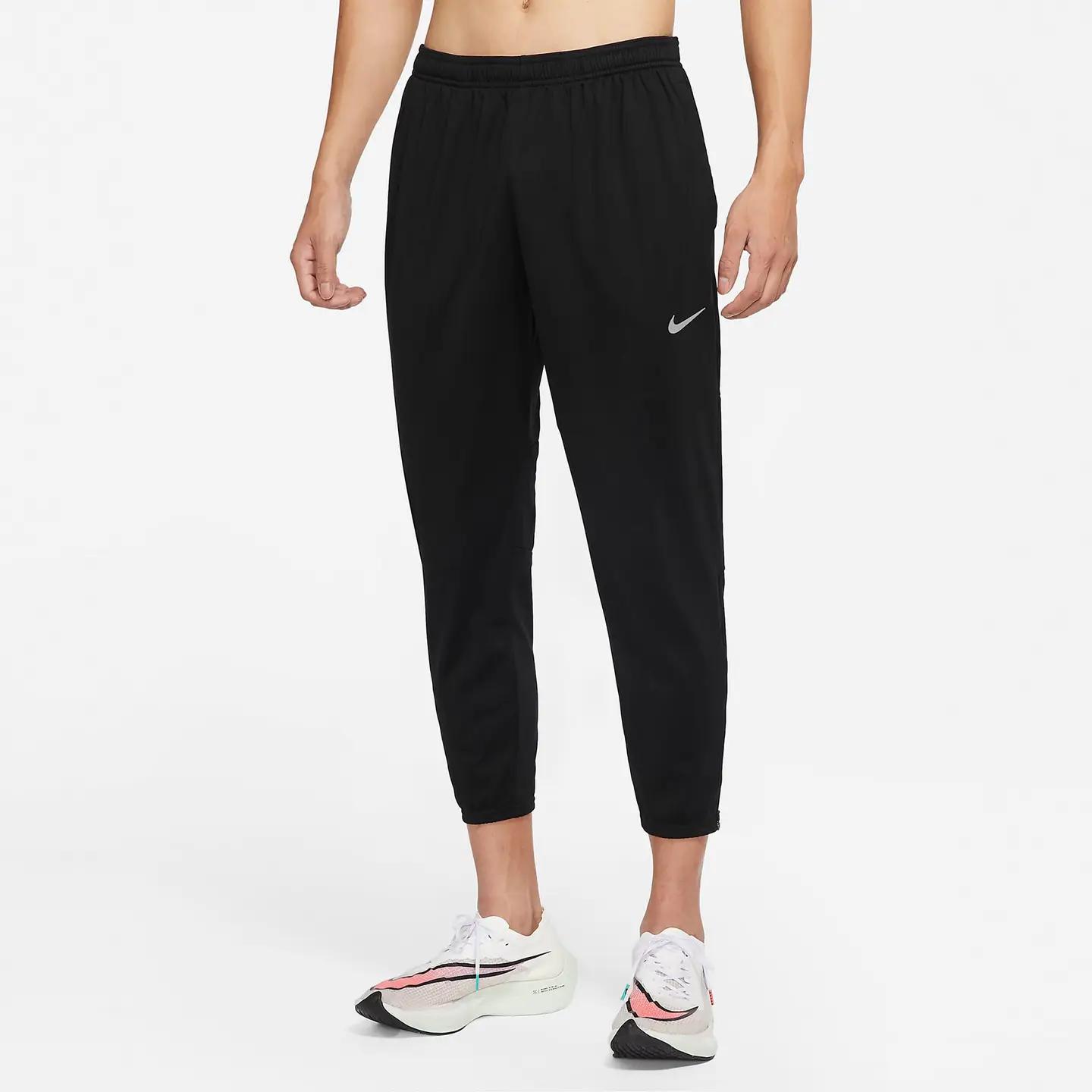 Nike/Nike Men's Thin Fleece Quick-Dry Breathable Running Training Sports Casual Tapered Pants Dd6216-010
