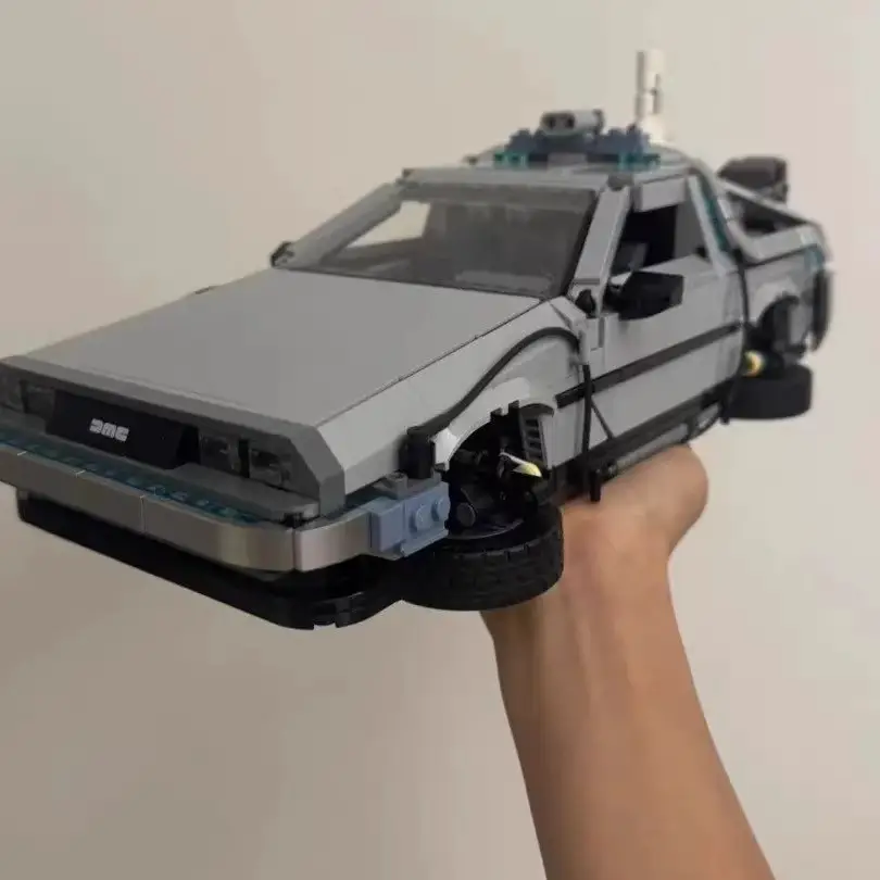 Compatible with LEGO 10300 Back to the Future Time Machine Building Blocks Educational Toy