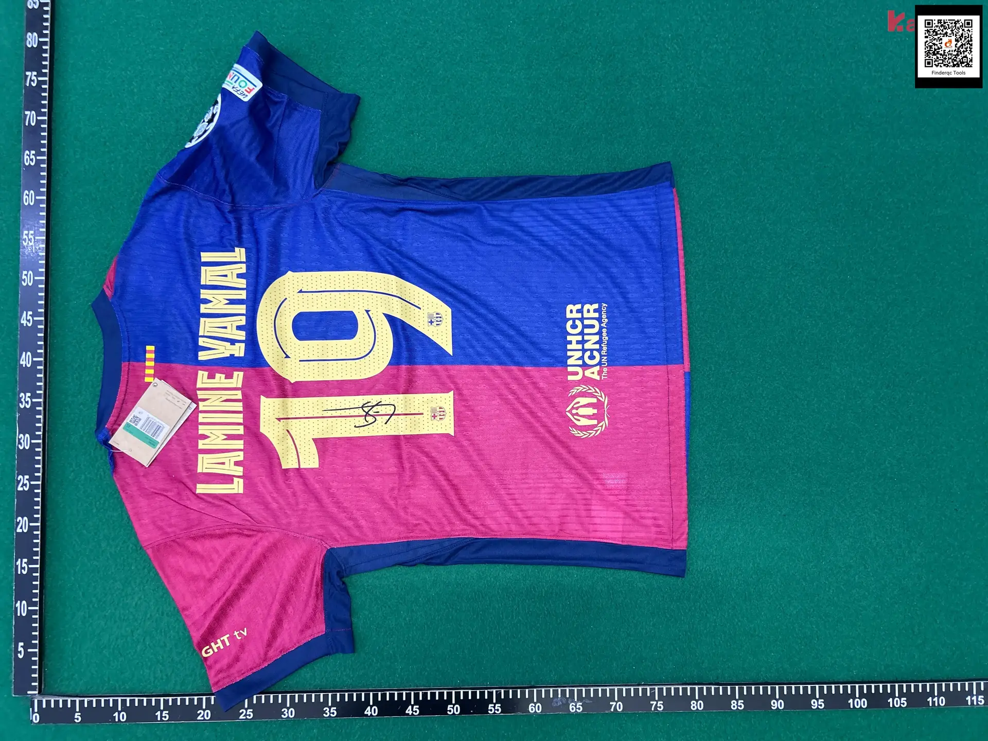 24-25 Season Barcelona Yamasir Signed Jersey Printed Player Version