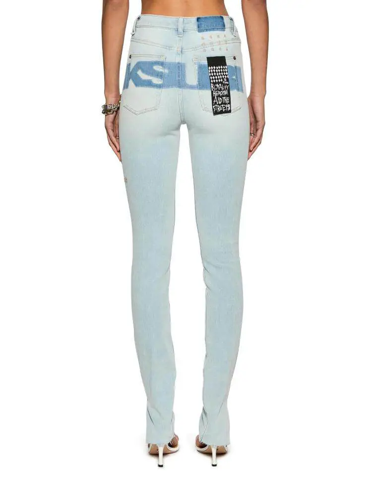 Bigd Ready-To-Wear Clothing, Ksub1 Women's Stretch Printed Jeans B5 S63