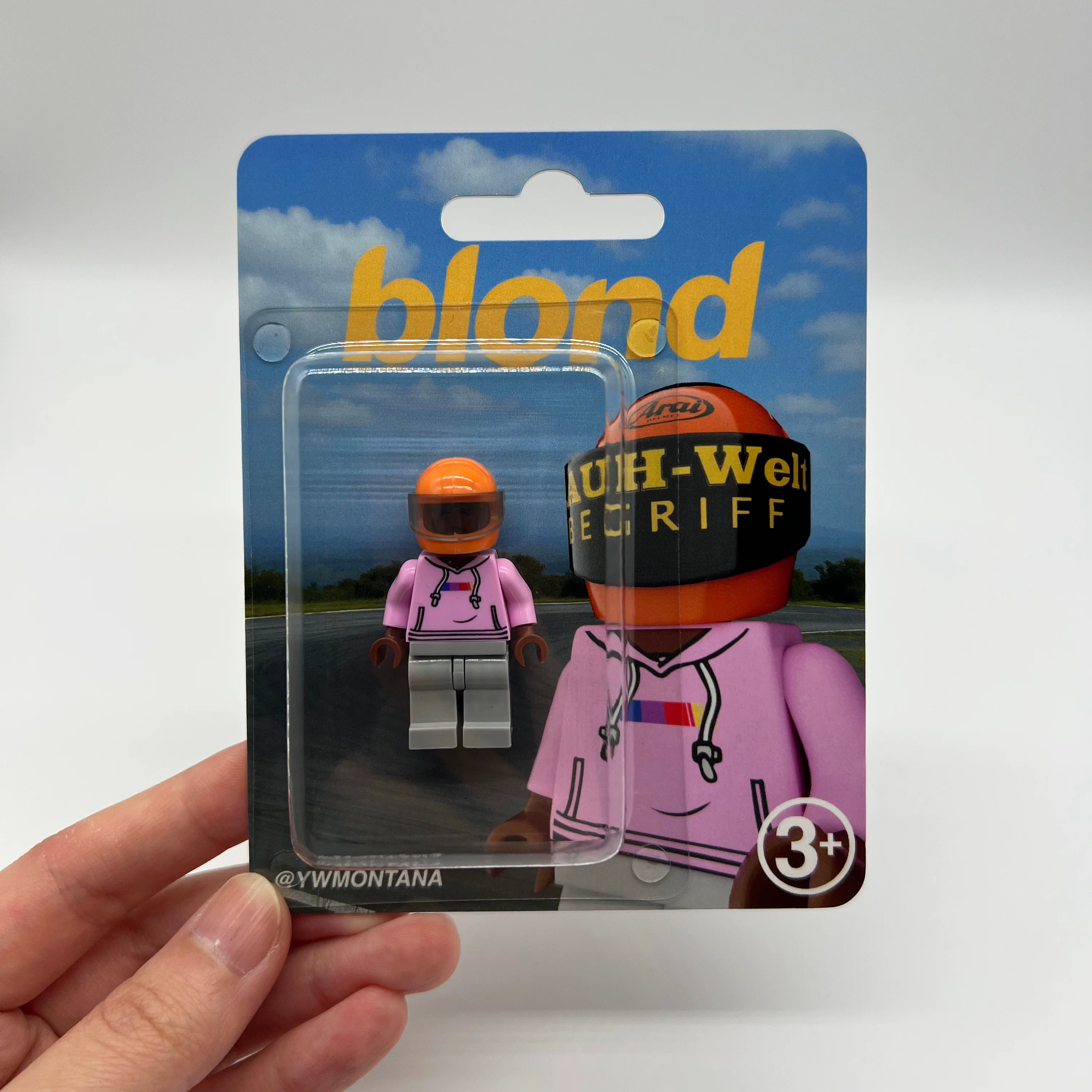 In-Stock Frank Ocean Merchandise Handmade Hanging Cards Toys Blonde Album Figures Boys Don'T Cry Building Blocks