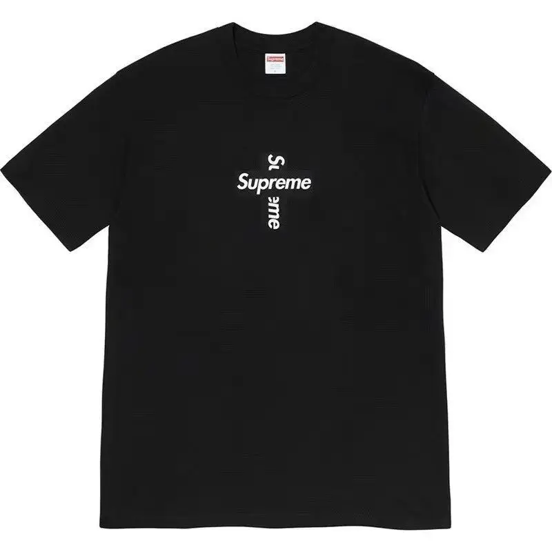 Supreme Cross Box Logo Tee Black