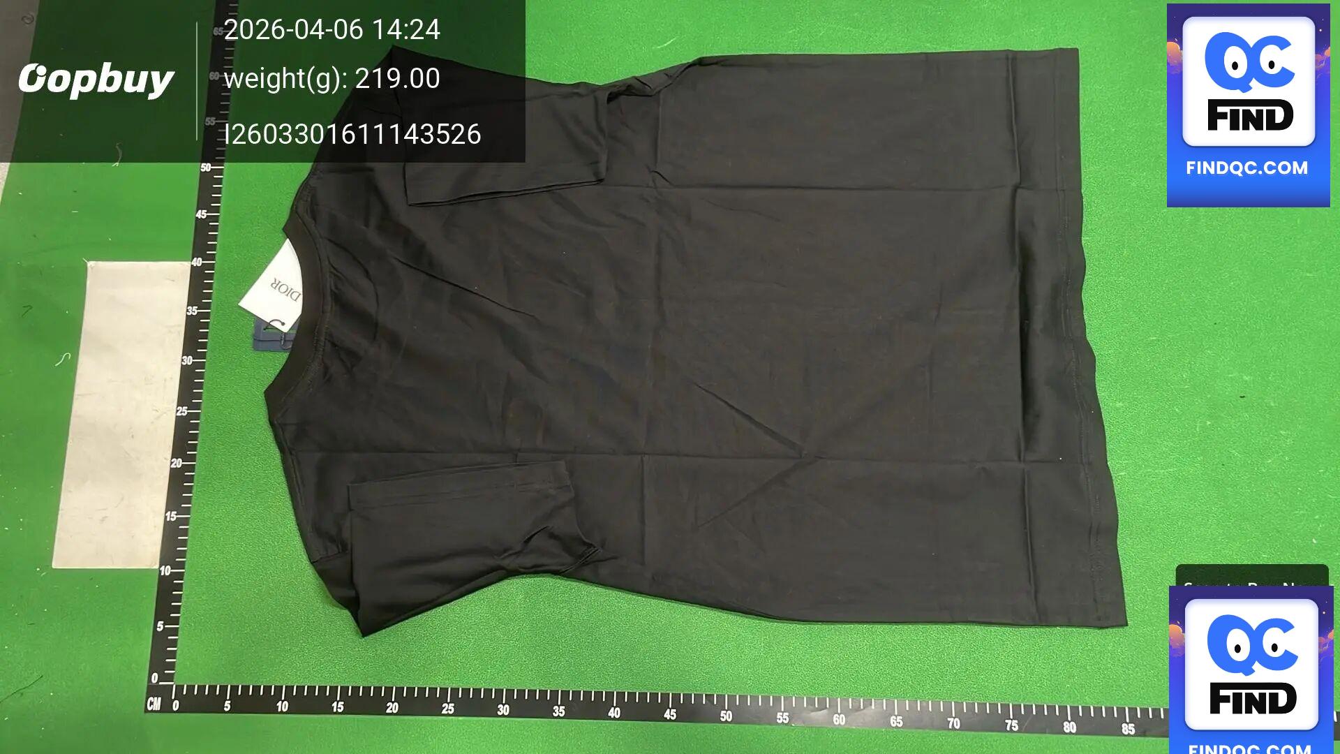 Dior Embroidered Round Neck T-shirt QC