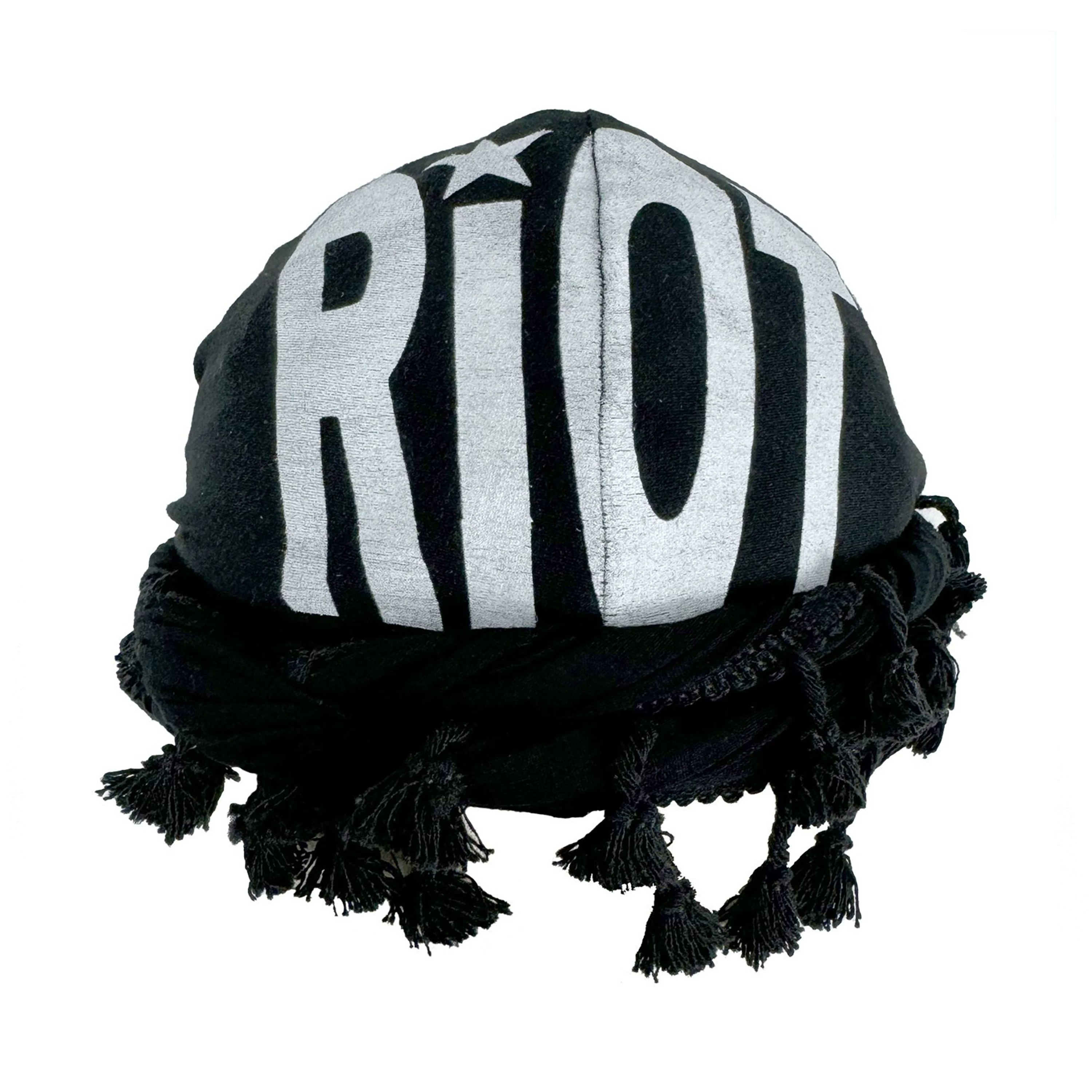 Csonline Online Riot! Tassel Print Twist Hat, Imitation Dreadlocks Trendy Hip-Hop Hat, Versatile for Couples