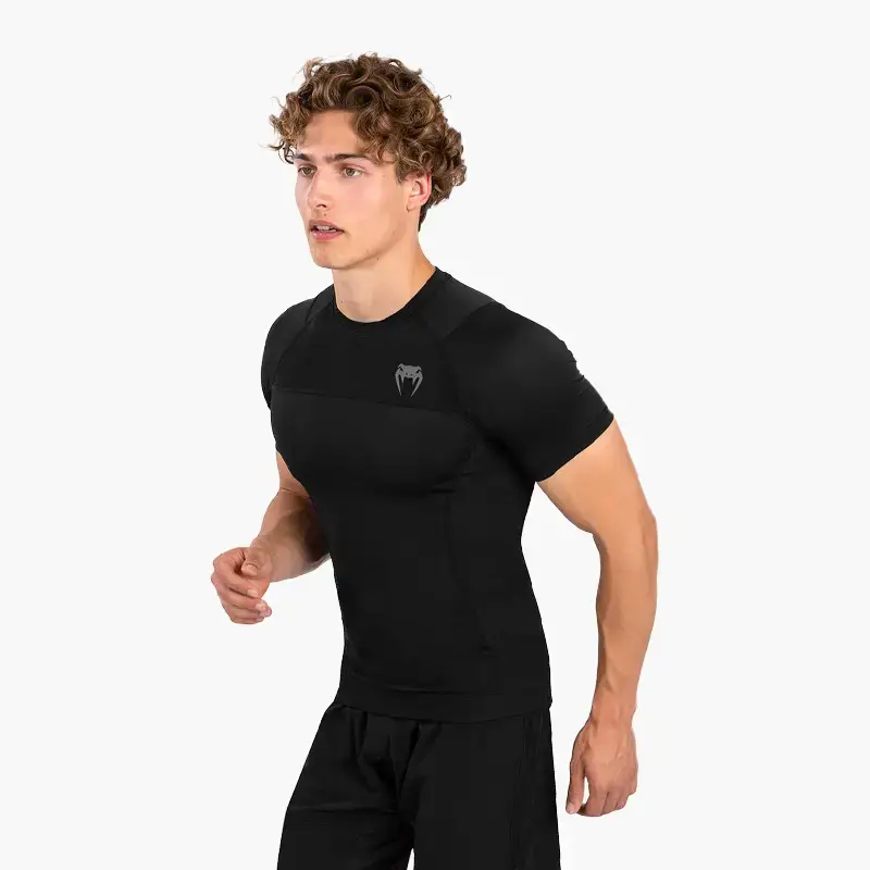 Venum Venom G-Fit Air New arrival Men's Tight-Fitting Short-Sleeved Fighting Training Clothes Fitness Clothes Jujitsu Rashguard