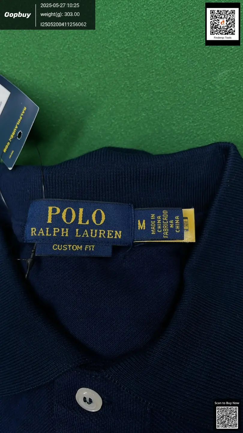 Polo Ralph Lauren Custom Fit Polo Shirt Navy