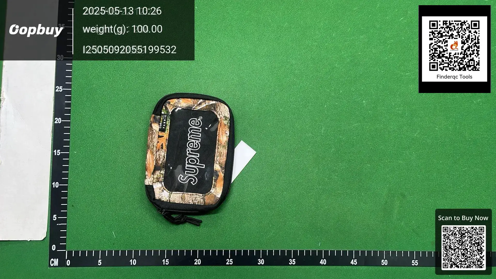 Supreme Camo Coin Purse Card Bag