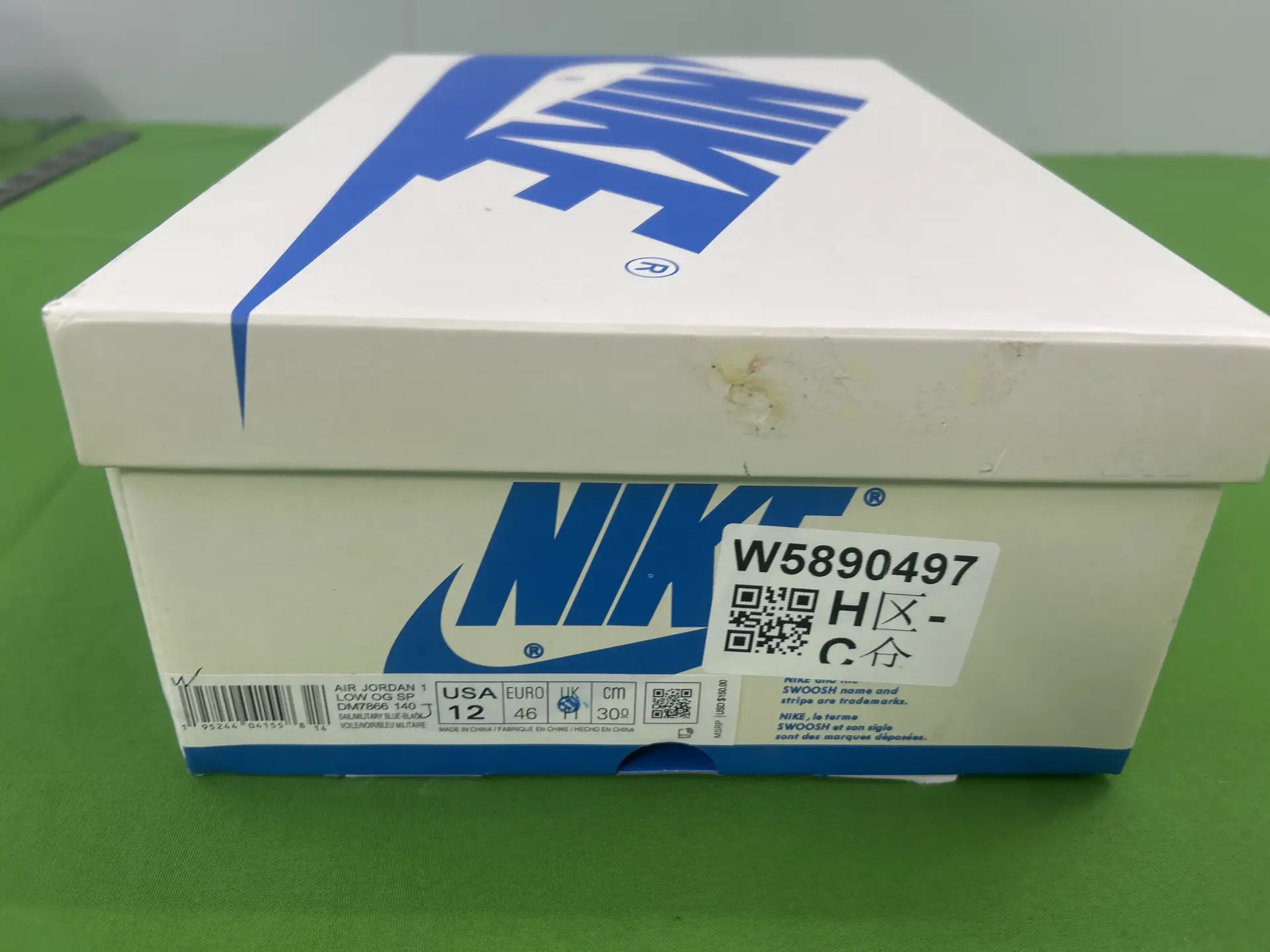 Nike Air Jordan 1 Low OG SP Sail/Military Blue-Black DM7866-140