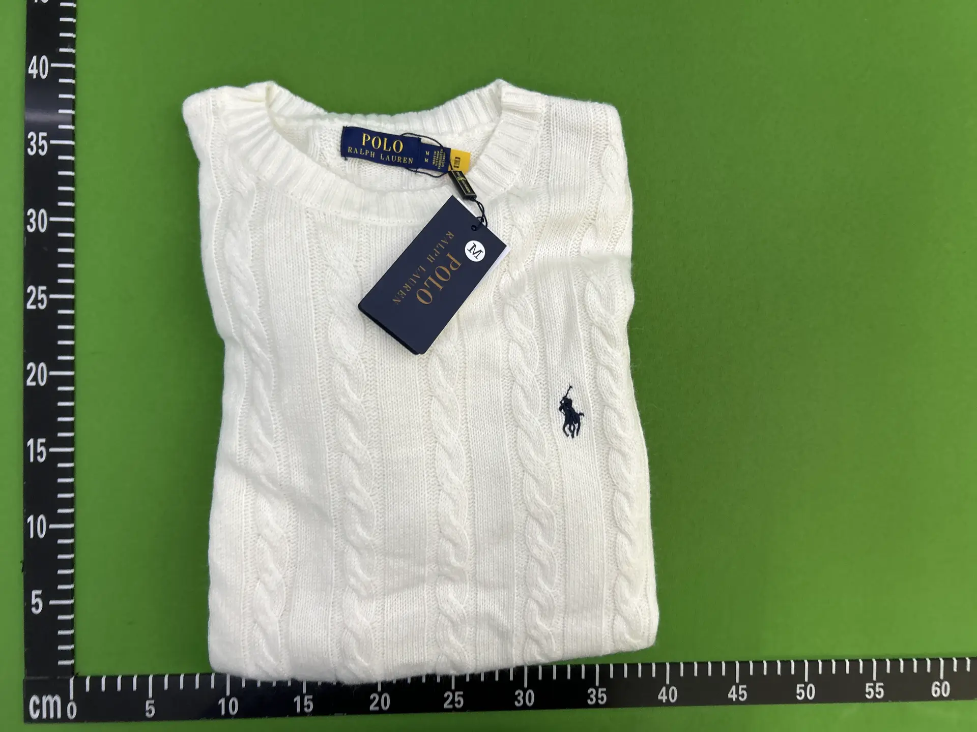 Polo Ralph Lauren Cable Knit Sweater White