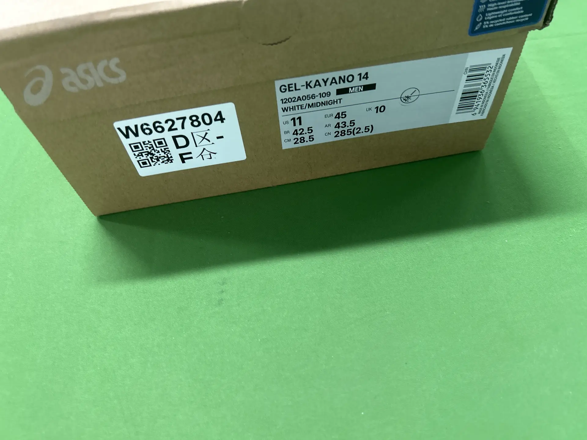 Asics Gel-Kayano 14 White/Midnight