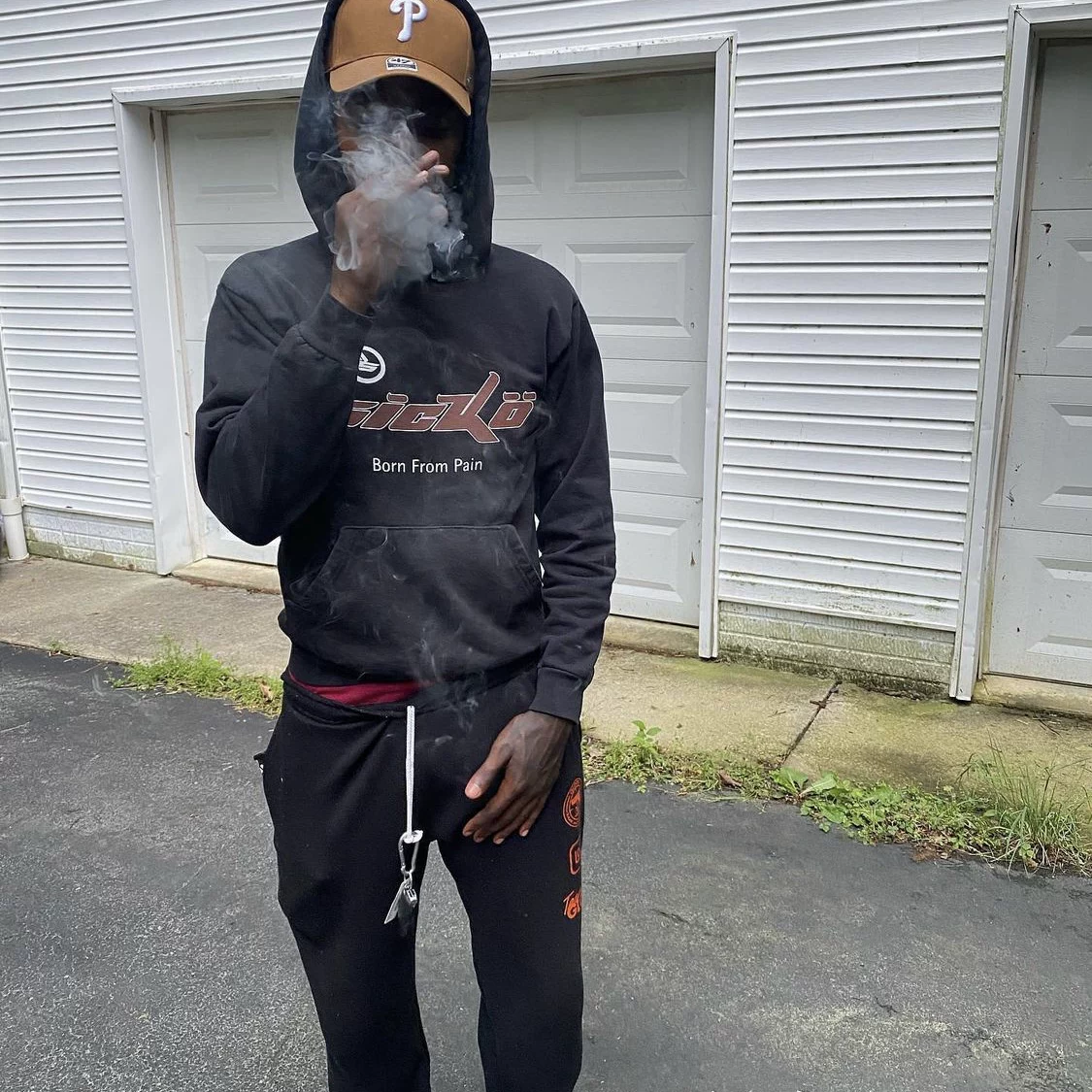 New Instant-Release Sicko 1993 Kid King Ian Connor Rap-Style American Street-Style Fleece-Lined Hooded Sweatshirt