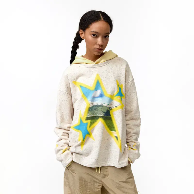 Conp 24Aw Color Prairie Star Sweatshirt