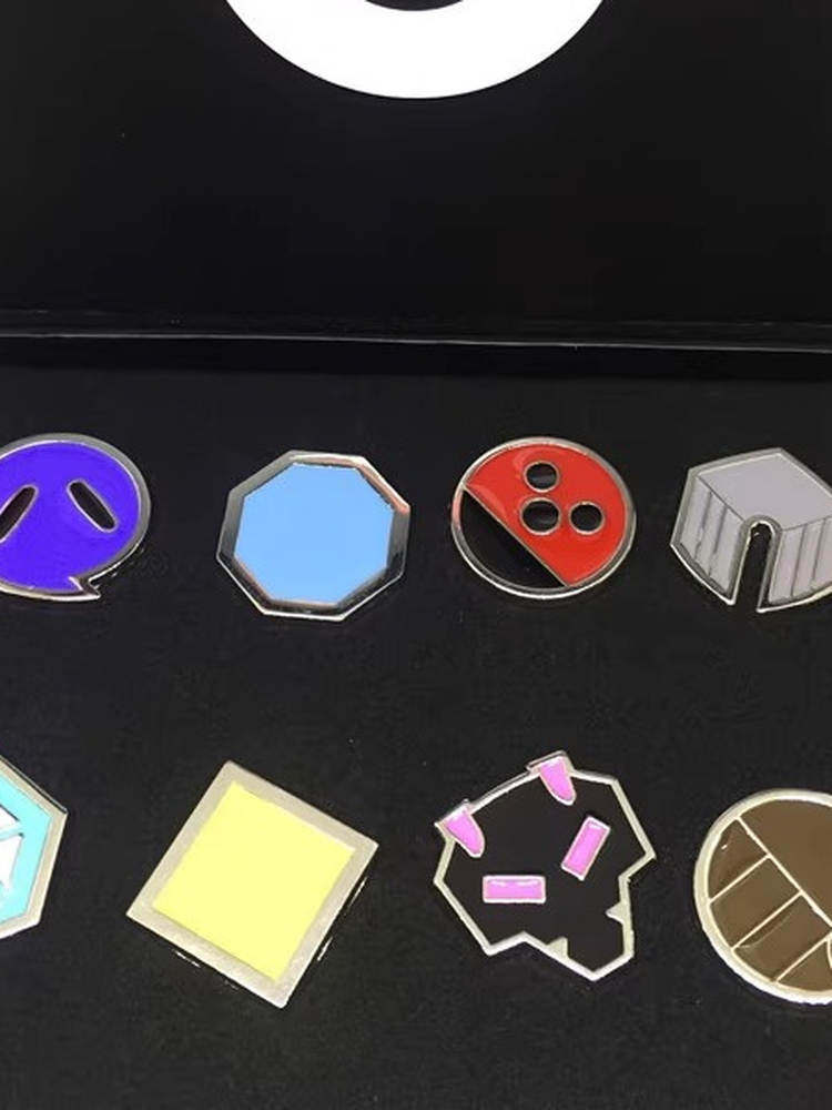 Fresh and Versatile Gold-Plated Cute Couple Japanese-Style Pin Decoration Cartoon Bag Badge Accessory Foto QC de TAOBAO na Qualit.ly