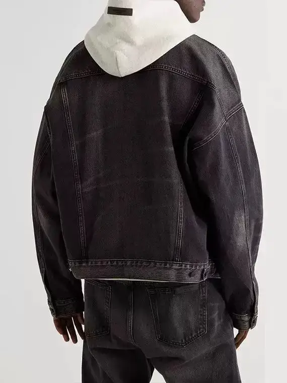 FOG CRAZY Line ESSENTIALS American Fashion Brand Loose Casual Denim Jacket Men's Jacket