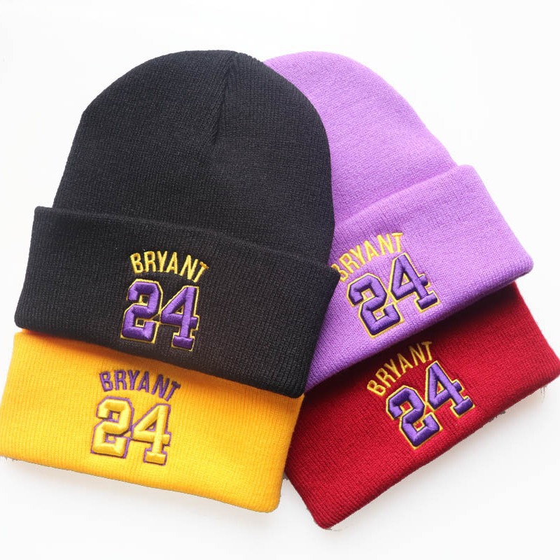 Wool Hat Men's Fashionable Autumn and Winter Knitted Hat Women's Warm Baotou Hat Internet Celebrity Letter Embroidered Cold Hat Hip-hop Hat
