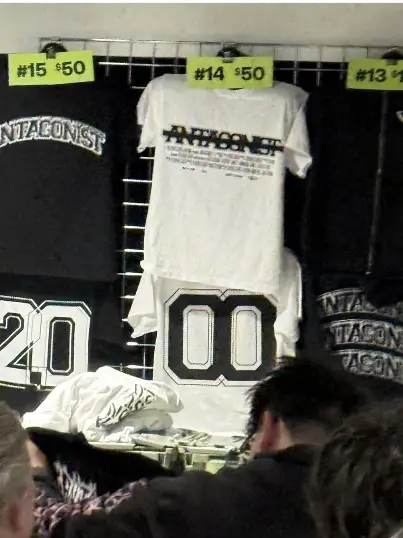 Playboi Carti Tour Merch 2025 Antagonist Tour 2.0 concert