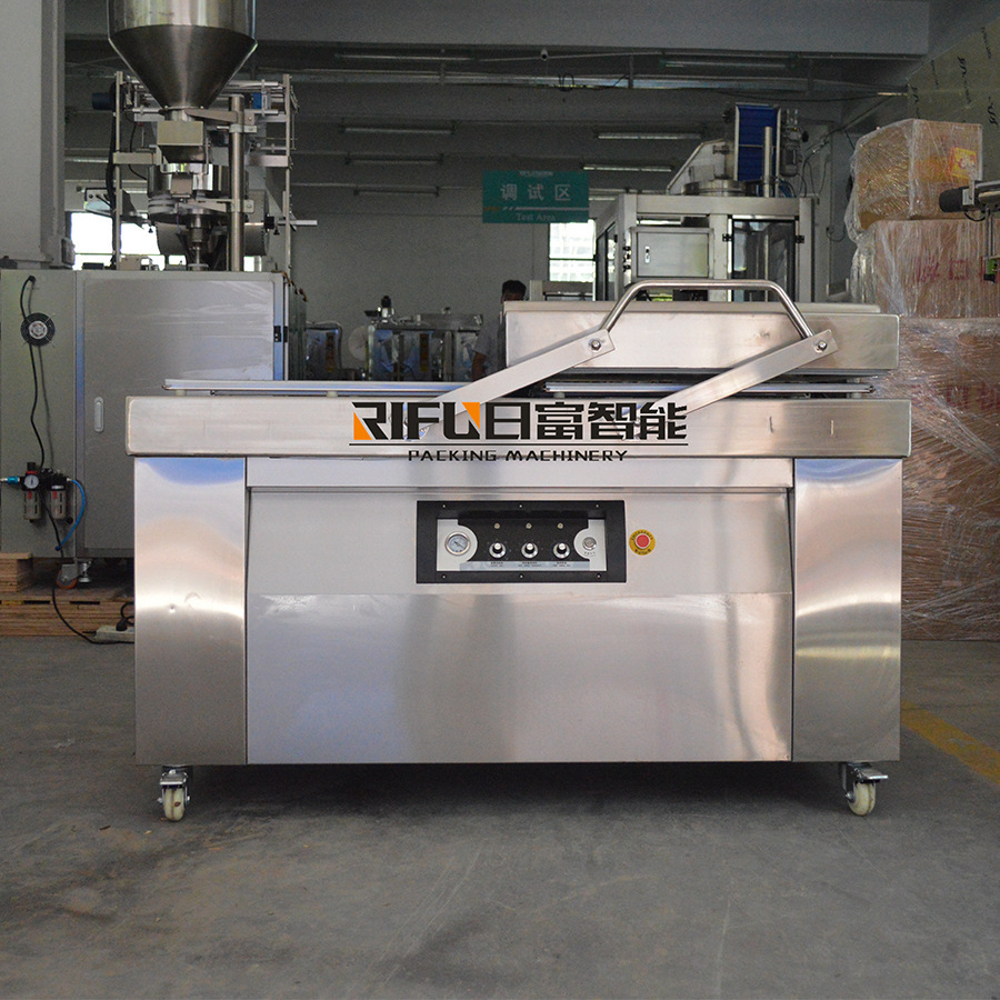 Double-chamber vacuum packaging machine food bean products seafood vacuum sealing machine stewed chicken claw duck claw sealing equipment