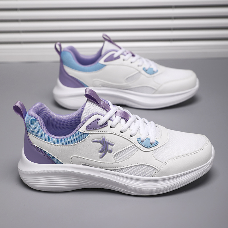 Jonidanlai Women's Shoes, Lightweight Running Shoes, Spring and Autumn New Breathable Running Shoes, Women's Soft Elastic Shock-Absorbing Sports Shoes