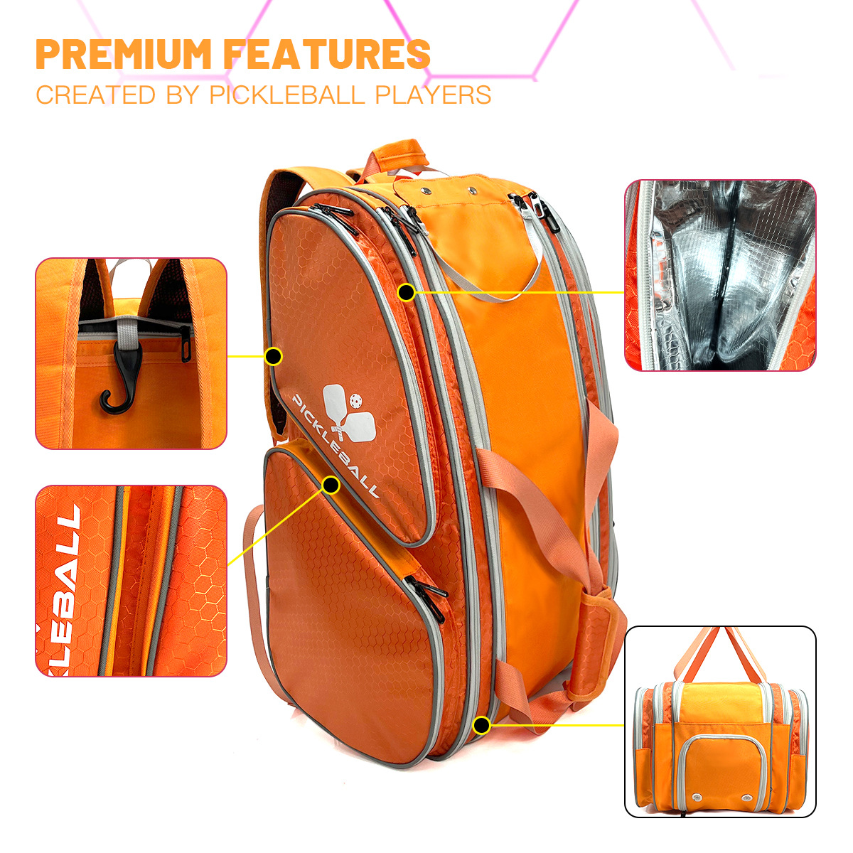 in stock Wholesale Oxford Cloth Shoe Shoe Badminton Racket Bag Portable Backpack Peak Racket Bag Tennis Racket Bag