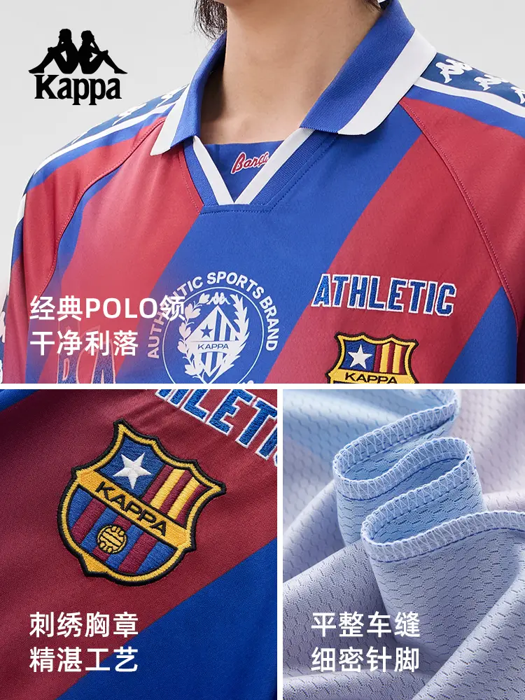 Kappa Kappa Back-To-Back Sports Short-Sleeved Polo Shirt Men Summer New arrival Breathable T-Shirt Lapel Football Tops