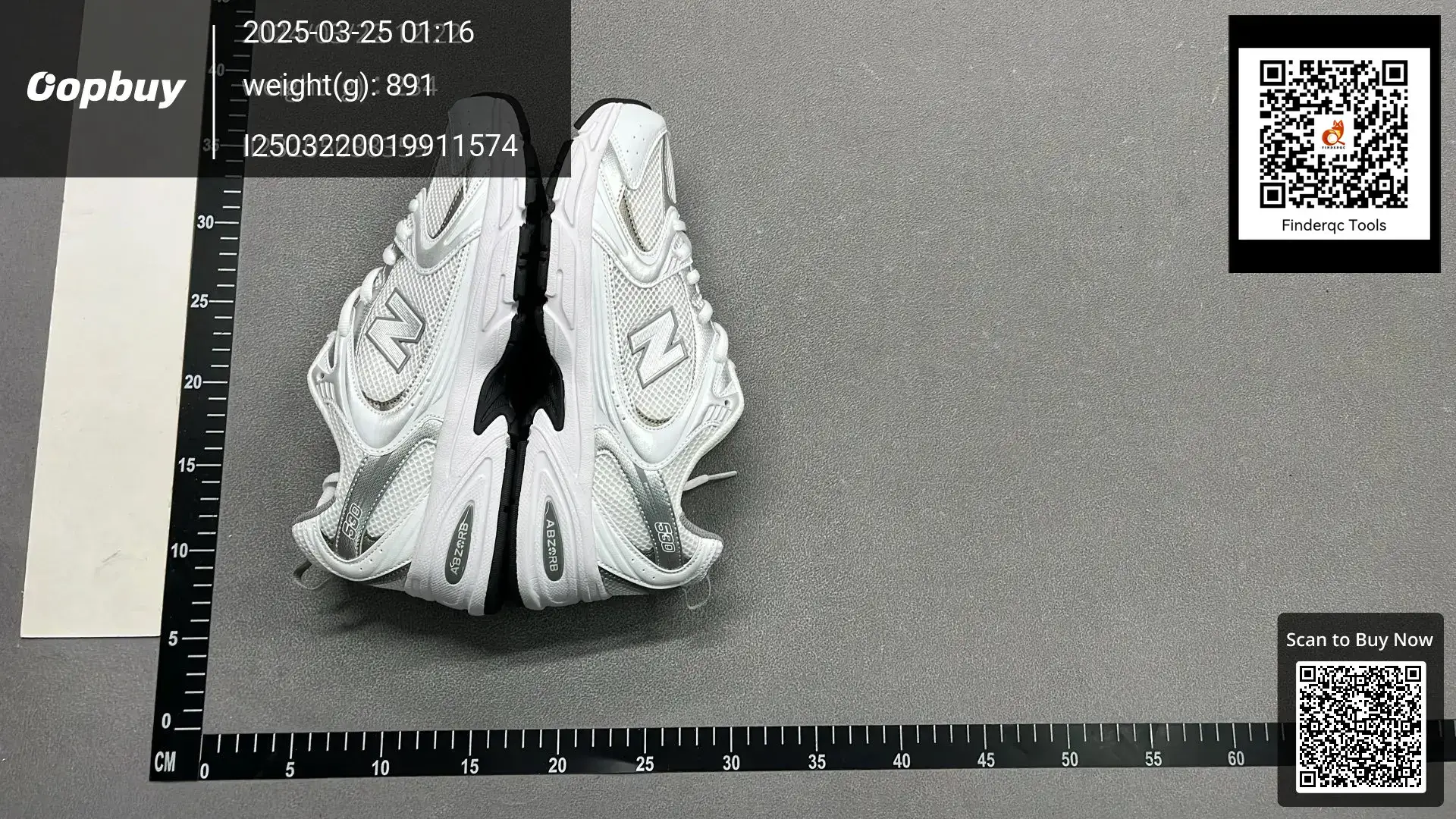 Putian Men's Shoes Classic Retro High Version nb530 White silver Casual Sports Running Shoes Lightweight Breathable sneaker