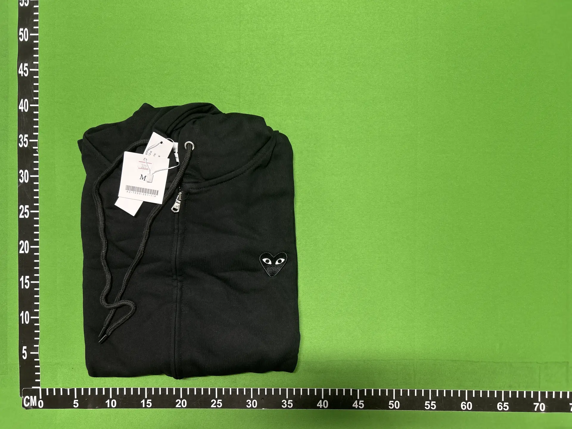 Comme des Garçons Play Black Heart Zip Hoodie