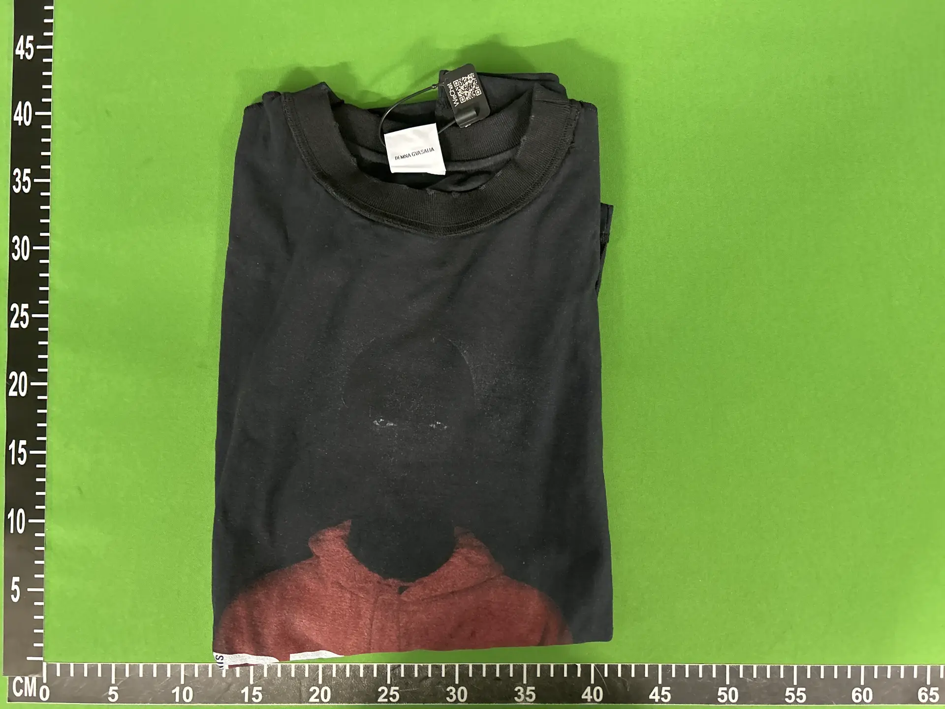 Demna Gvasalia Black Long Sleeve T-Shirt