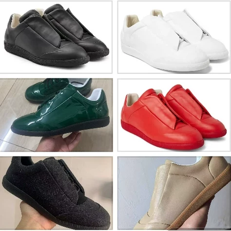 New men's shoes for foreign trade, German training shoes, casual white low top horse fashion shoes, GAT fashion single shoes, large-sized sports shoes