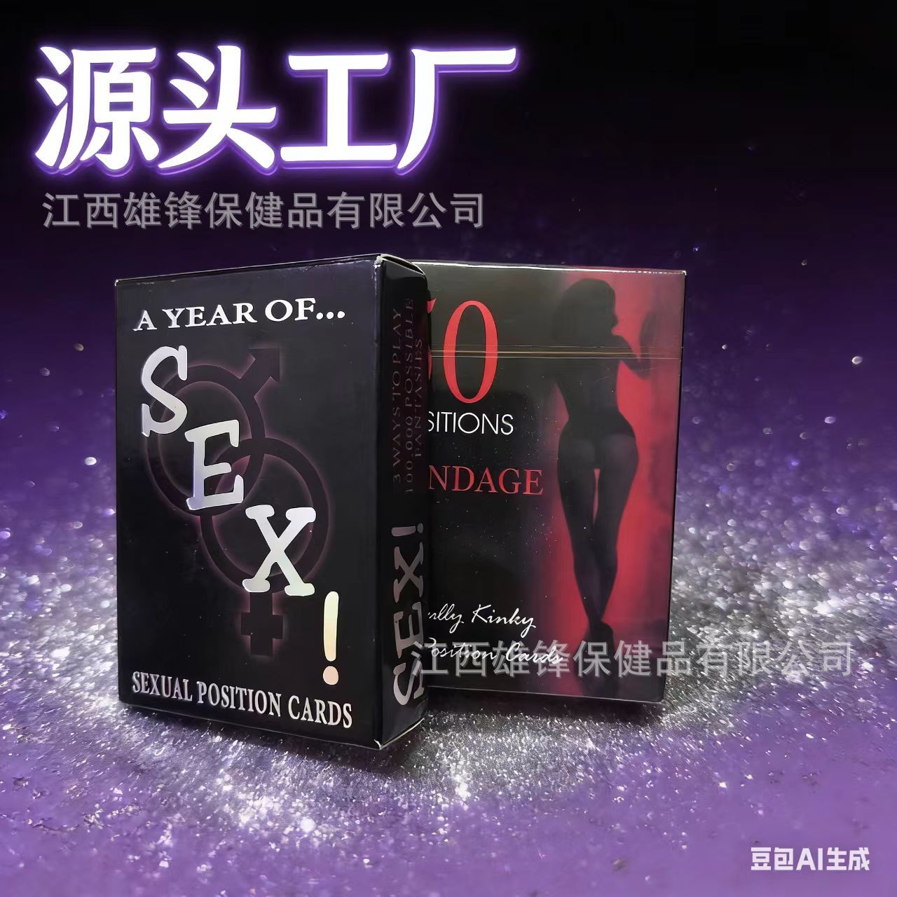 Hot-Selling Erotic Cards, Adult Couple Games, Sex Positions Poker Cards, Wholesale