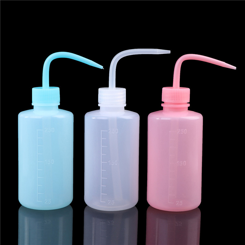 New eyelash tattoo grafting eyelash bent mouth pot planting false eyelash auxiliary cleaning supplies rinse bottle 250ml