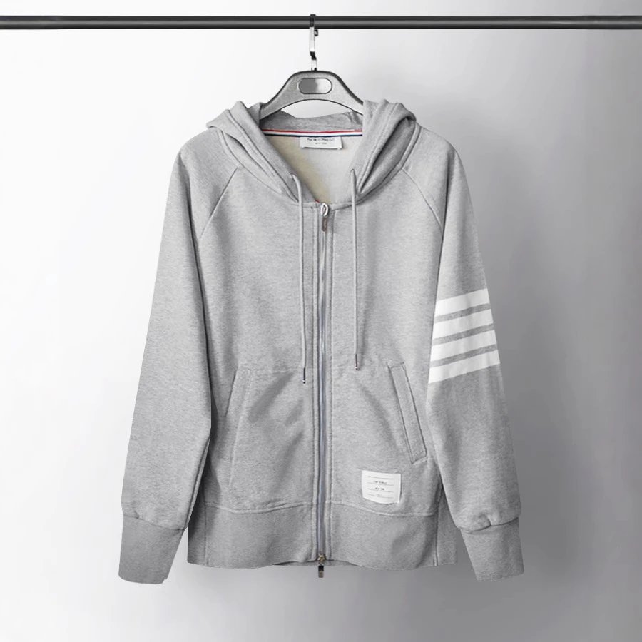 连帽卫衣*四条杠*高品质 Foto QC de WEIDIAN na Qualit.ly