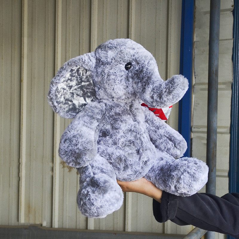 Cross-border aurora super soft tie-dye elephant doll plush toy children's rag doll sleeping pillow wholesale