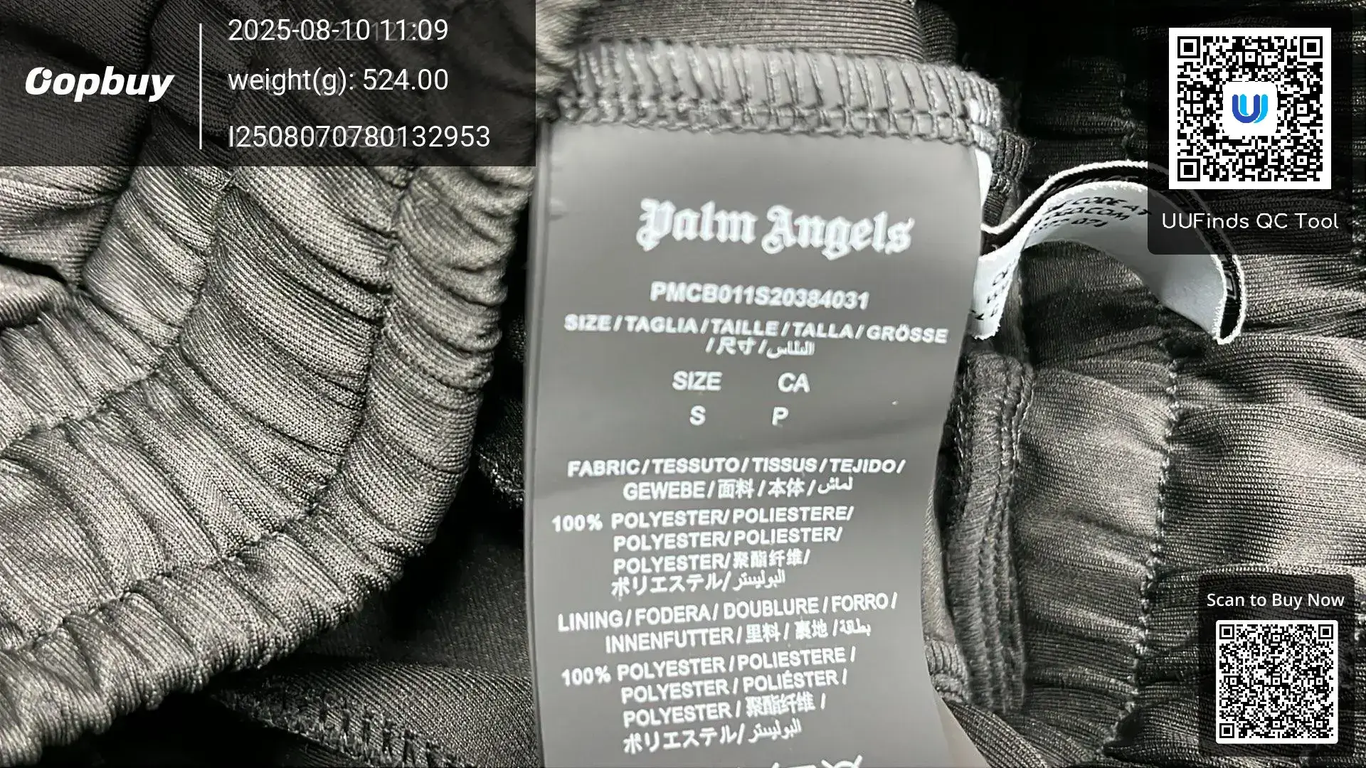 Palm Angels PMCB011S20384031 track pants