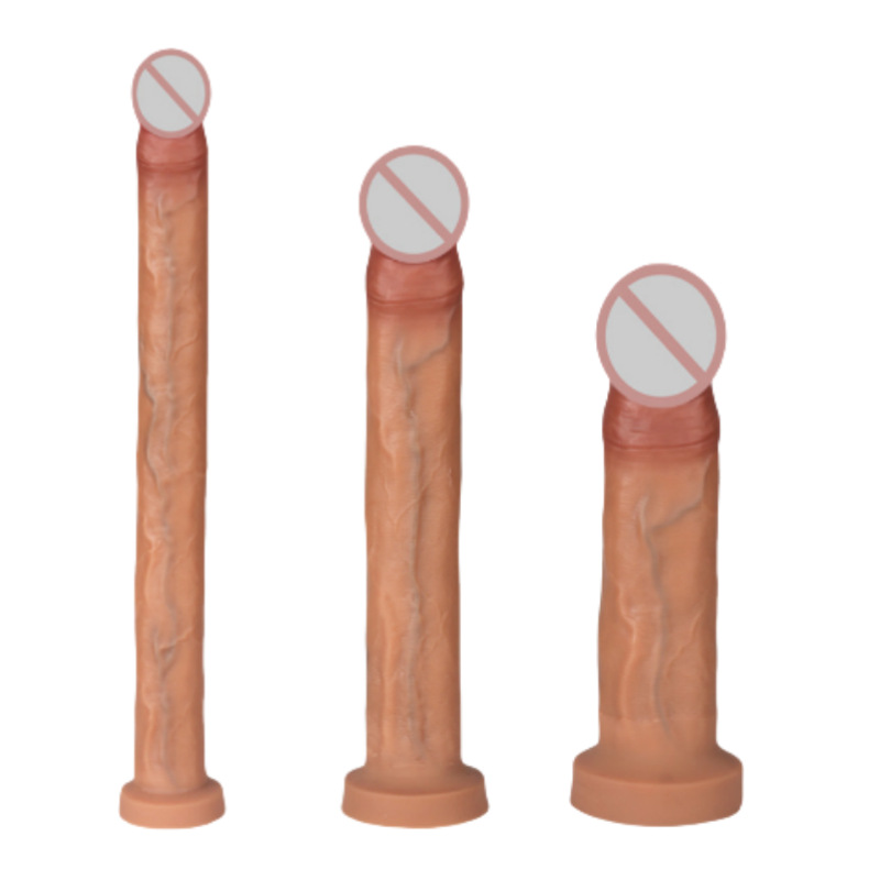 Cross-border Liquid Silicone Extra-long Den for Men's Gay Posterior Anal Plug Masturbation Flirting Chrysanthemum Anal Expander Adult Supplies