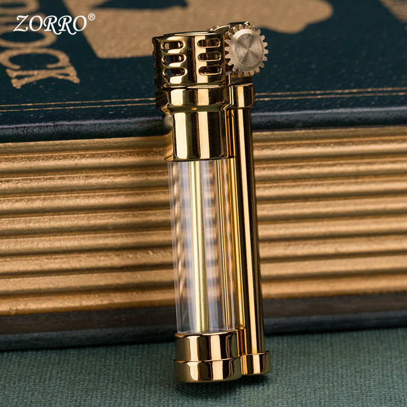 ZORRO ZORRO Transparent Oil Bunker Kerosene Lighter Small Portable Creative Portable Men's Collectible Lighter Z654