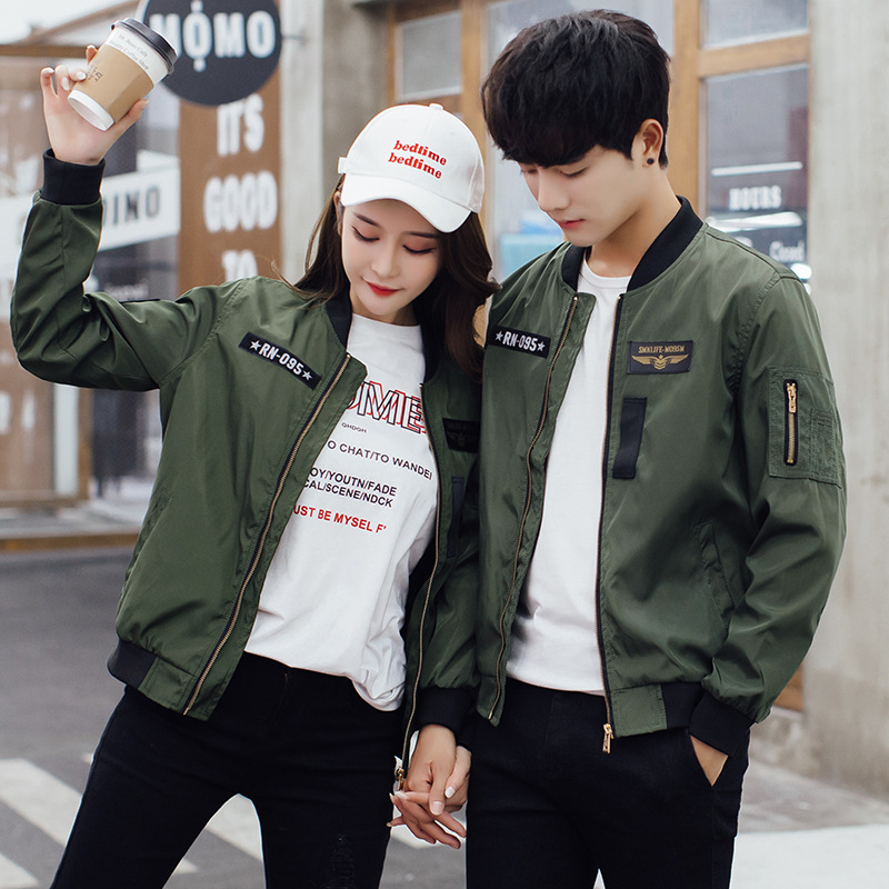 Spring and Autumn Korean Men's Sports Cross-border Casual Collar Jacket Aviator Jacket Men's Loose Baseball Suit Top