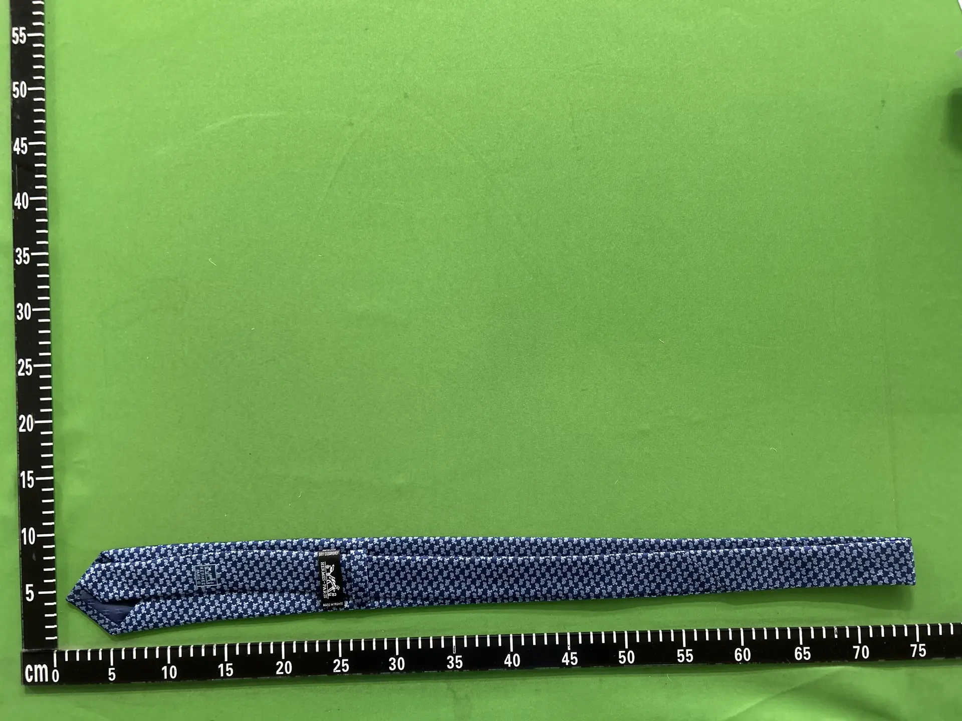 Small Pieces of Fabric with Internal Coding, Two Strings Attached to the Bottom, Blue Tie 55032758