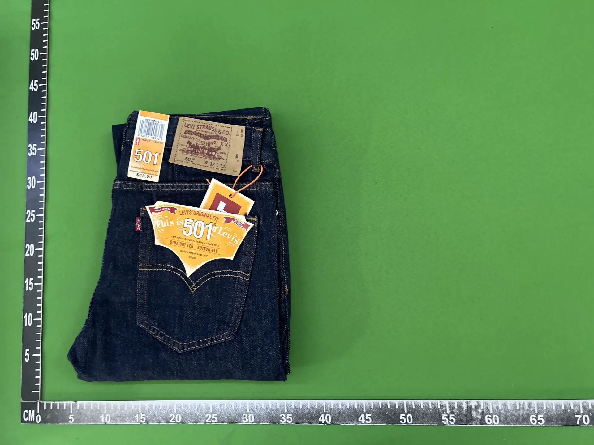 Levi's 501 Button-Fly Straight Leg Jeans