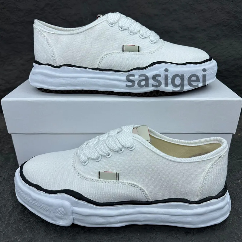 In-Stock 2025 Designer Mihara Yasuhir Sneakers Training Shoes Low-Top High-Top Unisex Canvas Raw Edge