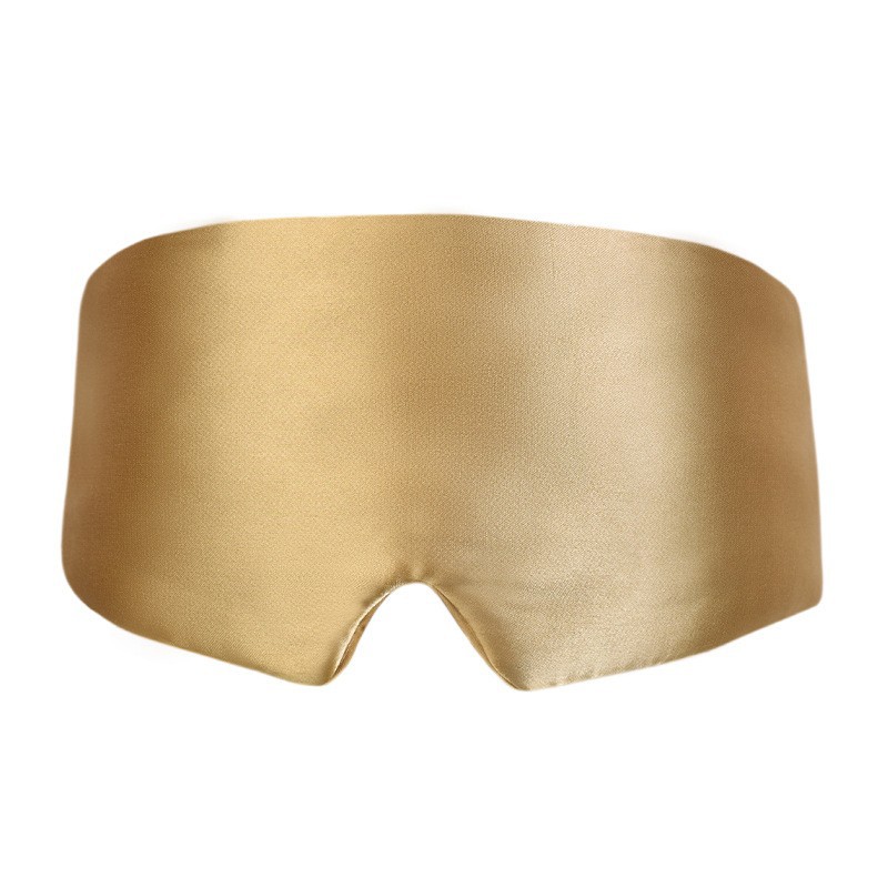 Cross-Border Head-Wrap Style Full-Cover Eye Mask and Ear Muffs, Sleep Eye Mask That Blocks Light Without Pressing on the Eyes, Simulated Silk Eye Mask That Is Skin-Friendly and Breathable