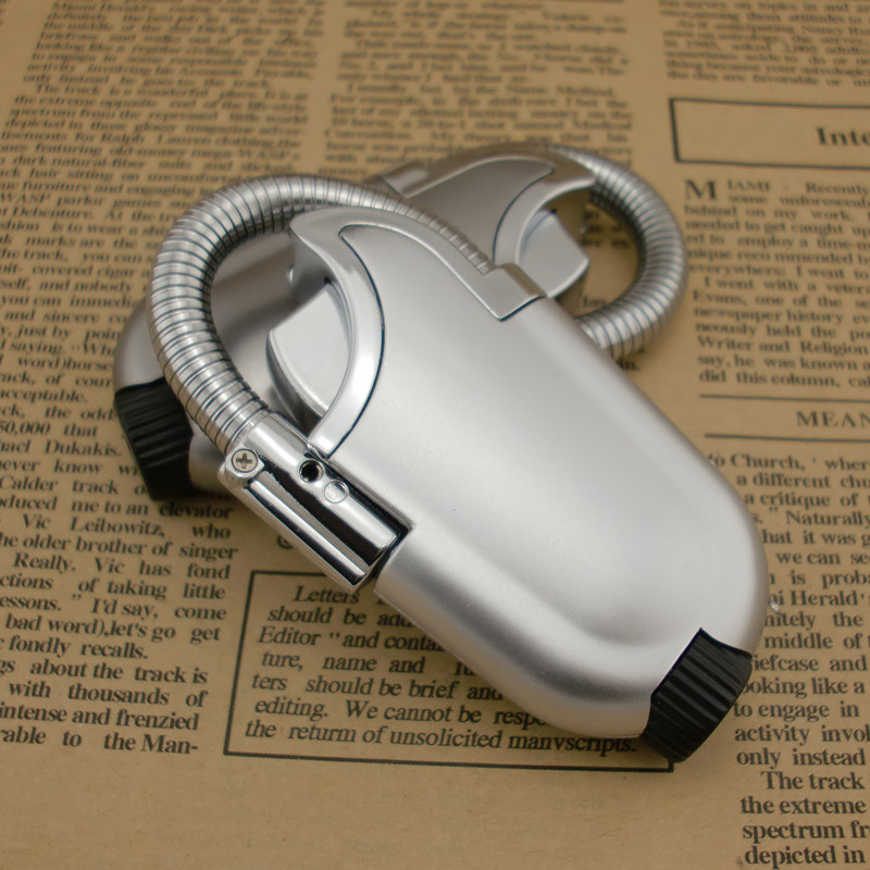 [Hl159 Electroplating Direct Punch] Elbow Portable Igniter Lighter Portable Cigar Lighter Cigar