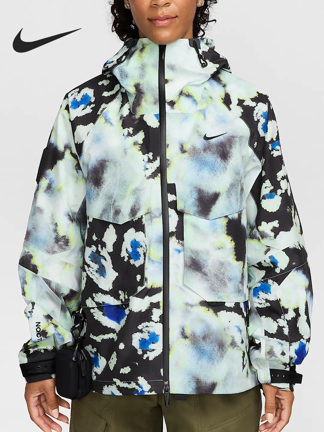 Nike Official Authentic Nocta Opal Men's Fashion Printed Zipper Jacket Fv1932-107